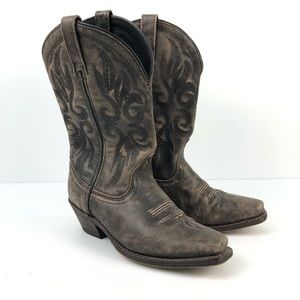 Laredo 51040 Gray Black Western Cowboy Boots